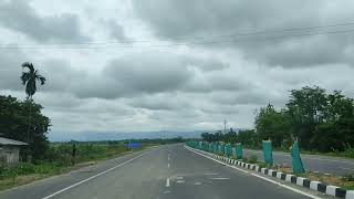 View of East Karbi Anglong newly constructed Four lane Road