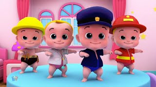 пять маленьких детей | прыгающая песня для детей | учиться считать | Baby Songs | Five Little Babies