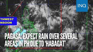 Rainy Monday in parts of PH due to ‘habagat’ – Pagasa