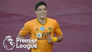 Raul Jimenez heads Wolves into the lead against West Ham | Premier League | NBC Sports