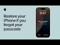 How to restore your iPhone if you forgot your passcode | Apple Support