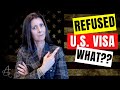 Refused a US Visa? What does this mean and What to do if your visa is refused.