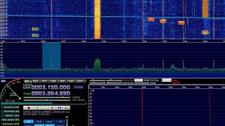 3265 kHz. USA-MA. WBCQ. Monticello. 6099km. 303deg