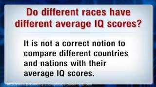 Why lot of confusion about adult average IQ levels