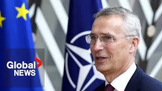 Stoltenberg says positive decision on Sweden joining NATO “possible” by next week | FULL
