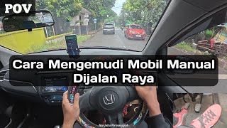 JALAN RAYA 2 ARAH ‼️ Tutorial Patokan Ban Kiri Kanan Mobil Manual Dijalan Raya