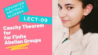 Cauchy Theorem For Finite Abelian Groups