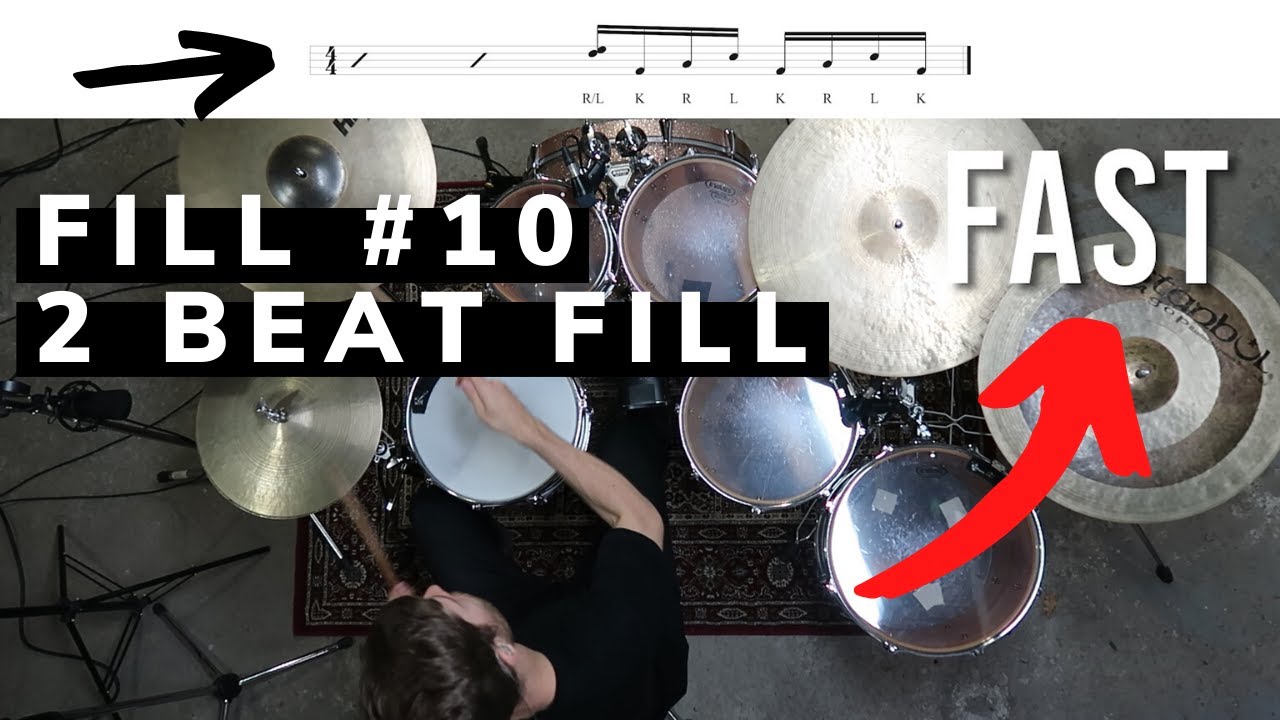 Quick Drum Lesson Linear Drum Fill Youtube