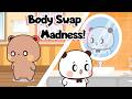 Bubu and Dudu’s Body Swap? | Bubu Dudu | Cute Couple | Goma Peach | Animation