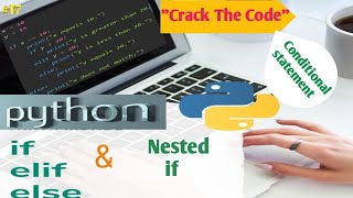 Most useful conditional statement in python part -2 |if elif else & nested if| #pythonprogramming