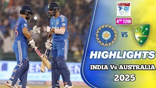 India vs Australia 4th T20 Highlights 2025