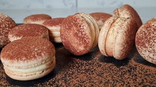 TIRAMISU MACARONS - How to make them like a PRO