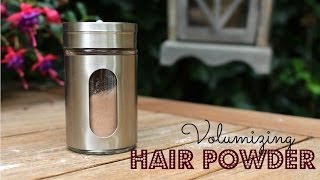 DIY Volumizing Hair Powder