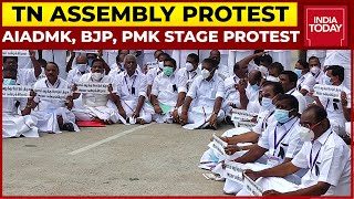 Protests, Sloganeering At Tamil Nadu Assembly Over Kodanadu Murder Case | Breaking News