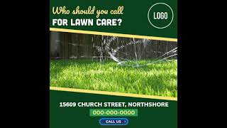 Lawn Care Square Ad