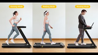 🚶‍♀️ Folding Treadmills with Desk 2022-2023 | FUNMILY Treadmill with Incline, UREVO Walking Machine
