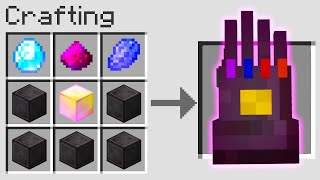 Minecraft But You Can Craft NETHERITE GAUNTLET