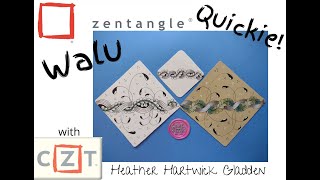 Walu | Zentangle® Quickie