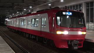 名鉄1800系 1809F (R編成 普通内海行き) 青山発車