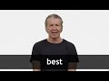 How to pronounce BEST in American English