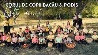 Corul de copii al Bisericilor Adventiste Bacău \u0026 Podiș - Ești aici! | videoclip Speranța TV