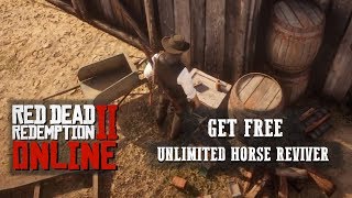 RED DEAD ONLINE - HOW TO GET UNLIMITED HORSE REVIVER!!