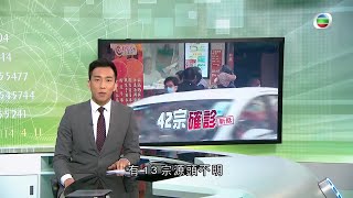 TVB無綫7:30 - 一小時新聞 -多42宗新冠肺炎確診 本地感染佔36宗 有13宗源頭不明－香港新聞- TVB News- 20210101