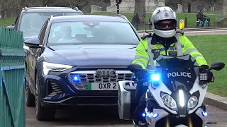 Sophie, The Duchess Of Edinburgh’s Motorcade Travels To Various Royal Engagements Around London 🇬🇧👑