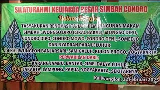 live silaturahmi keluarga Besar Simbah Condro