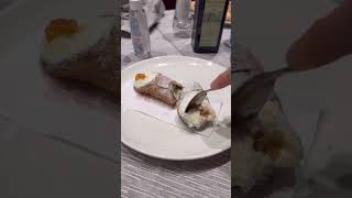 Sicilian Cannoli #shorts #food #dessert #new #video #subscribe