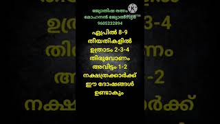 ഏപ്രിൽ 8-9തീയതികളിൽ മകരക്കൂറു നക്ഷത്രക്കാർക്ക് ഈ ദോഷങ്ങൾ ഉണ്ടാകും