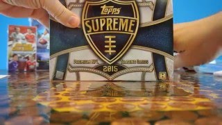 2015 Topps Supreme Football Box Break Review