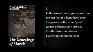 THE GENEALOGY OF MORALS. A POLEMIC by FRIEDRICH NIETZSCHE. Audiobook - full length, free