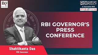 Watch Live: RBI Monetary Policy - Governor Shaktikanta Das' Press Conference