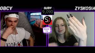 3 niepoważna zyskosia vs damian OME TV yt live shoty omegle nazywo #zyskosia