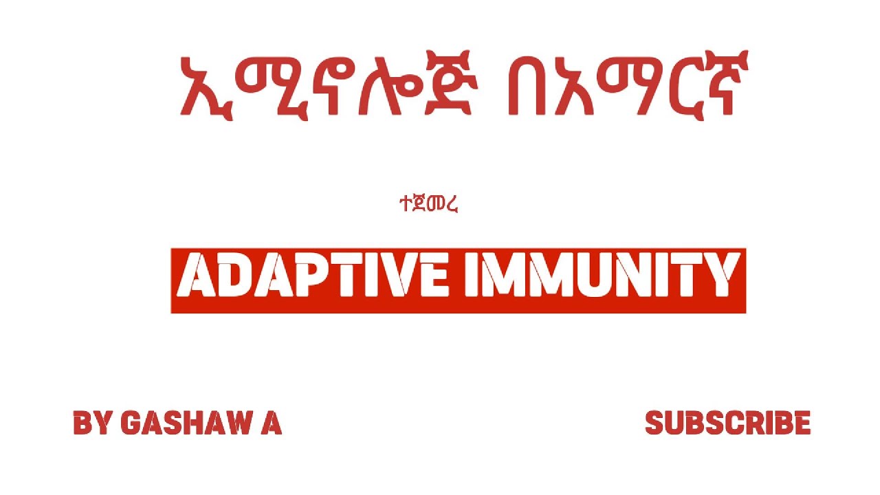 Adaptive Immunity Youtube