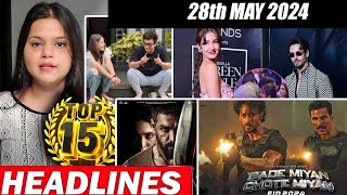 Top 15 Big News of Bollywood | 28th May 2024 | Ramayana, Sunny Deol, Salman Khan, Amir Khan