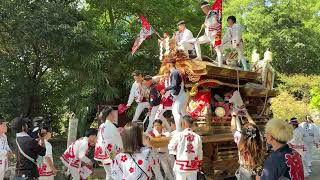 令和6年　河内長野市千代田地区　千代田神社出発　市町東