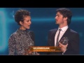 PCA for Favorite On-Screen Chemistry is Nina Dobrev and Ian Somerhalder  E! People's Choice Awards