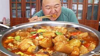 8斤五花肉，阿强做“烧茄子”，肥而不腻简直下饭神器！｜Mukbang【cram阿强】