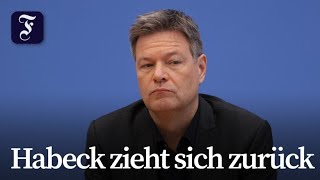 Habeck will keine Spitzenfunktion mehr übernehmen