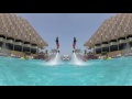 saxo flyboard show