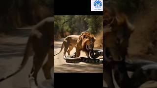 Lion vs python fighting scene 😱😱 | 💥💥 Wonderful Animal Kingdom 113 💥💥 #short #animals #shorts