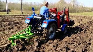 Foton ft254 first time ploughing