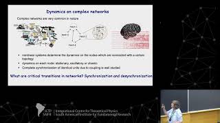 Ulrike Feudel: Critical transitions in complex dynamical systems: theory and implication...- Class 1