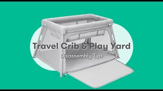 Newton 2023 Travel Crib \u0026 Play Yard Disassembly Tips