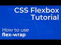 CSS Flex Wrap (flex-wrap) Explained - Beginner Flexbox Tutorial
