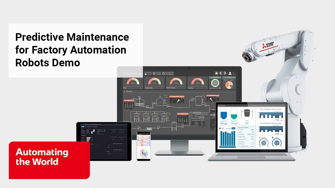 Predictive Maintenance For Factory Automation Robots Demo Youtube