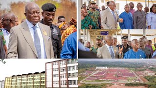 OTUMFUO VISITS OKOMFO ANOKYE HOSPITAL, SAWUA REG. HOSPITAL & MANHYIA GOV. HOSPITAL FOR INSPECTIONS.