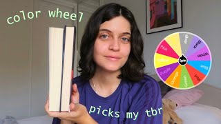 color wheel decides what i read  🌈 cozy weekly reading vlog #12